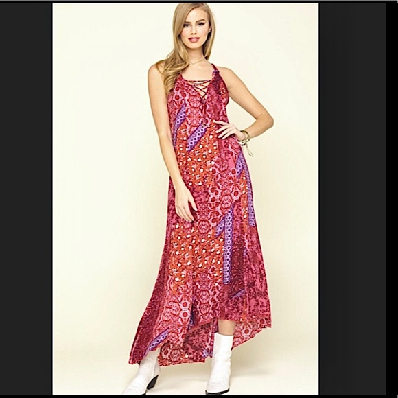 Sale LAST Free People Work Of Art Slip Maxi - Picture 7 of 13